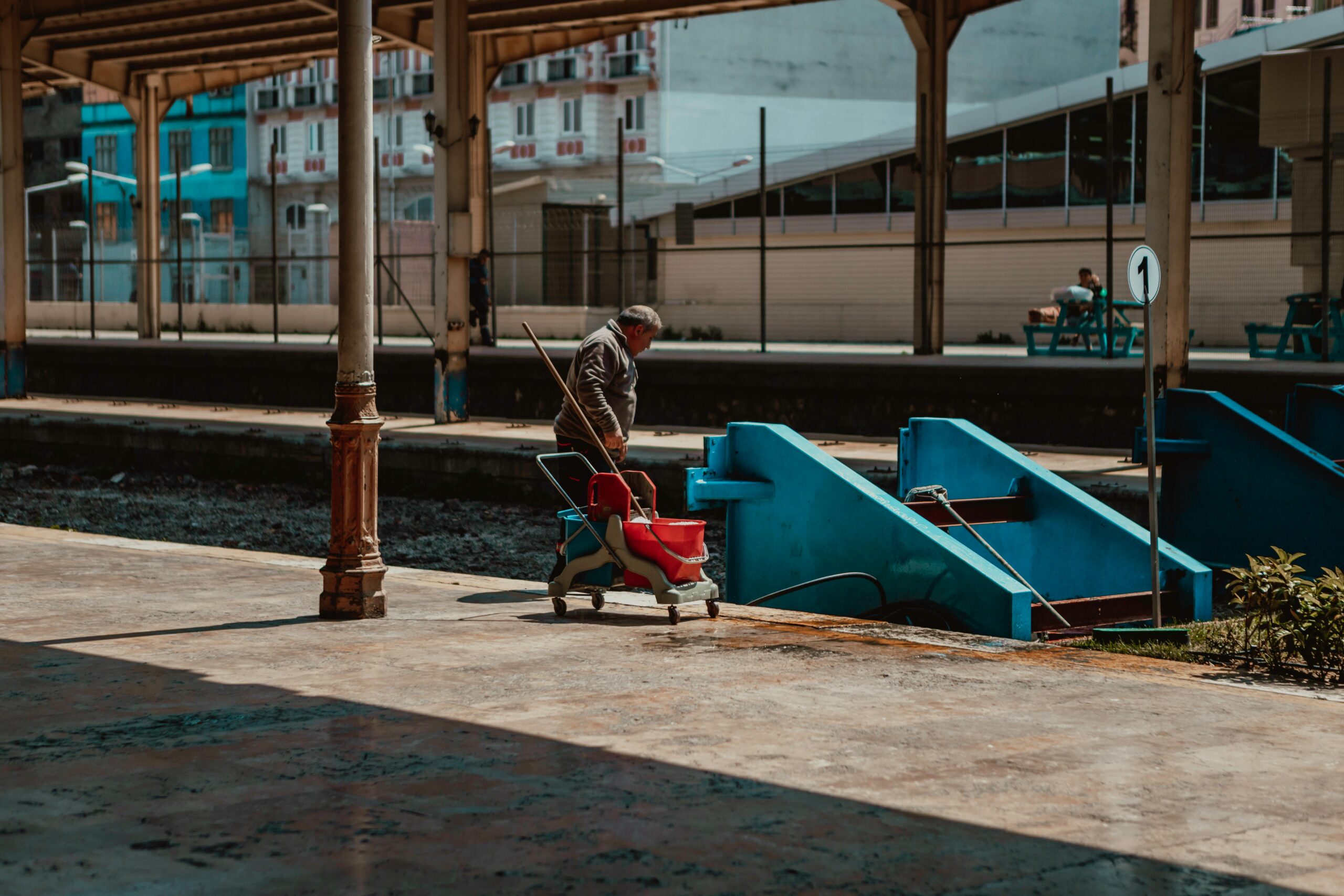 concrete installation